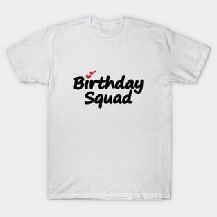 Birthday Squad Party Matching Family T-Shirt